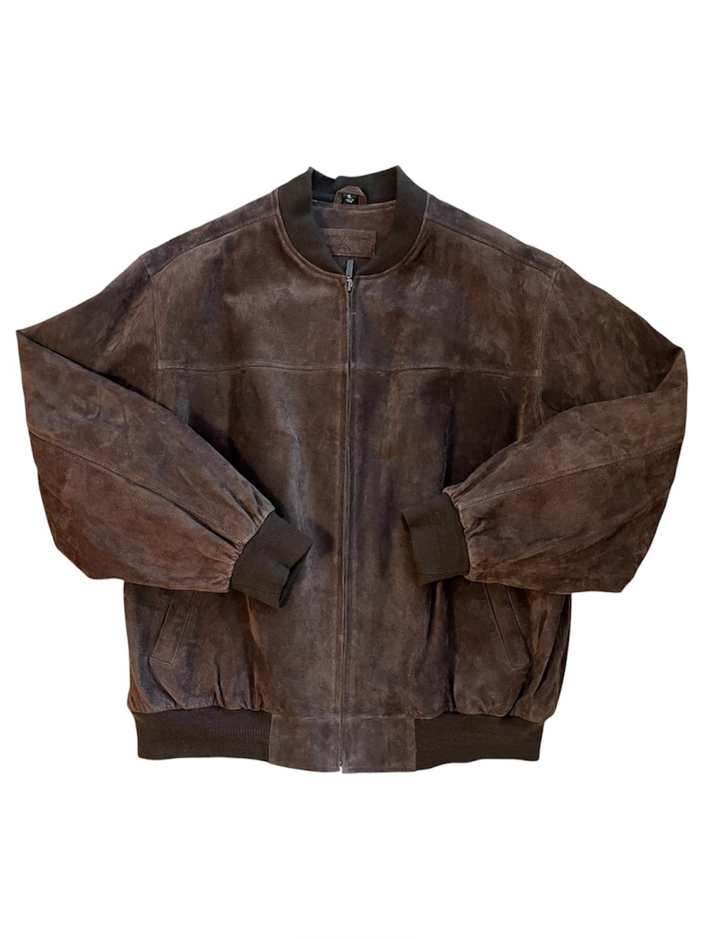 ▪️JOHN ASHFORD▪️Men's Brown Suede Bomber Jacket